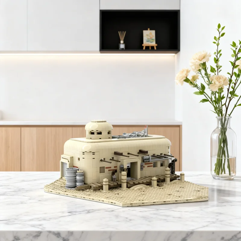 

1119pcs MOC Mos Pelgo Cantina Star Battle Model Building Blocks DIY Gift Creative Collectible Display Decor Premium Adult Kids