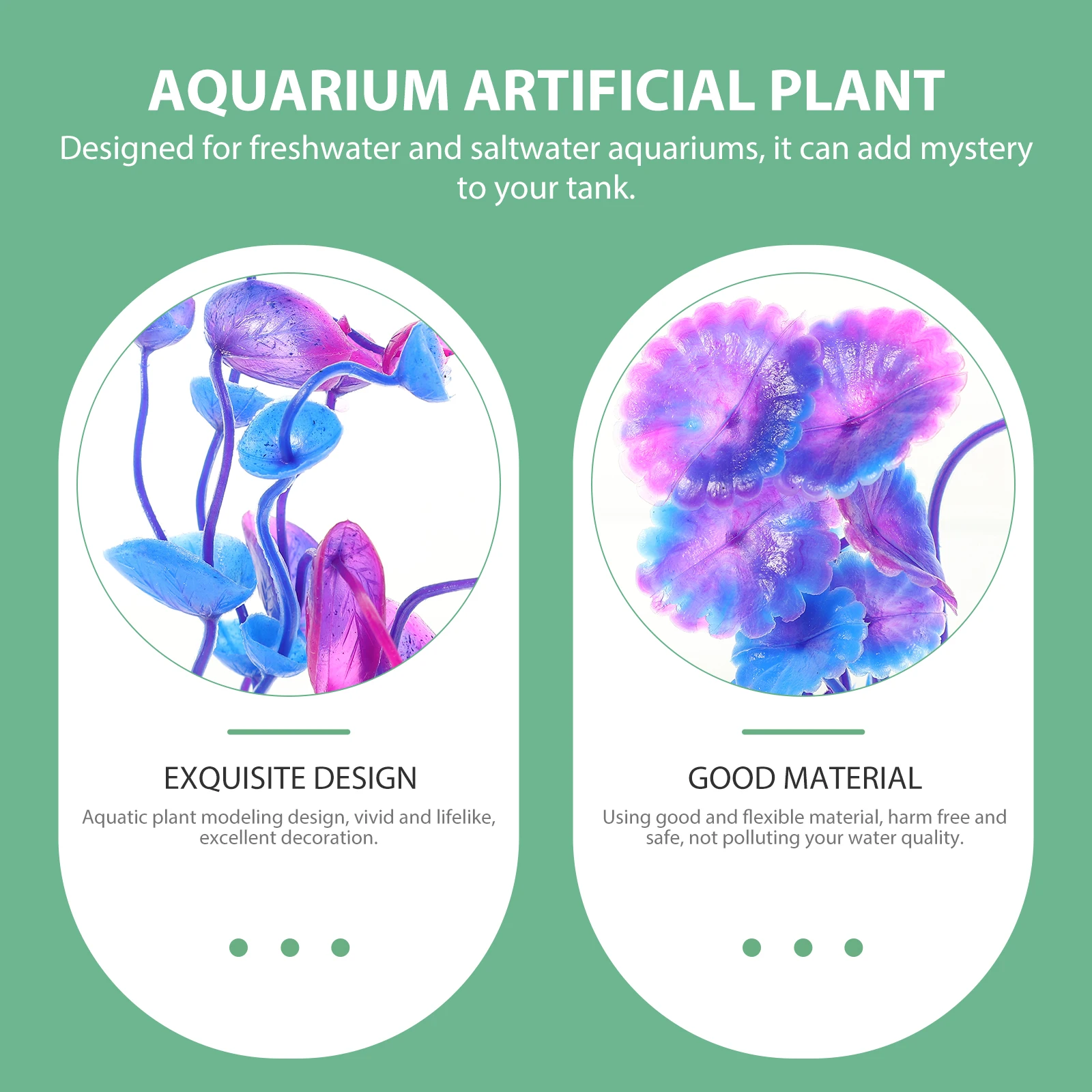 

17pcs Simulation Aquatic Artificial Water Grass For Fish Tank Aquarium Decor Ornament Fake Plant Decor Green Plant Fish Tank