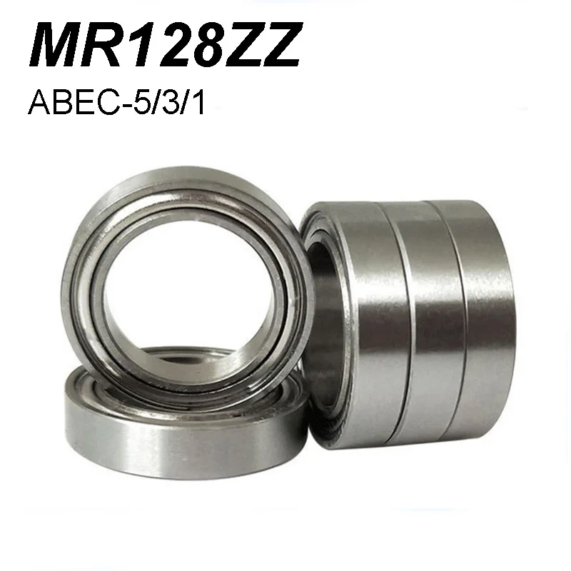 

10Pcs MR128ZZ Ball Bearing 8*12*3.5mm Metal Sealed Miniature Bearing For Strong Drill Brush Handpiece MR128 ZZ Nail Ball Bearing