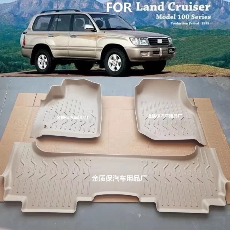 Verwendung für Toyota Land Cruiser lc100 Auto teppich lx470 Auto Boden Fußmatten komplettes Set fit für lc100 wasserdichte Auto Fußmatten lx470mat