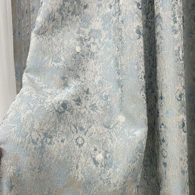 

Luxury Chenille Curtains For Living Room Bedroom Jacquard Senior American Living Room Bedroom Study Blackout Villa European