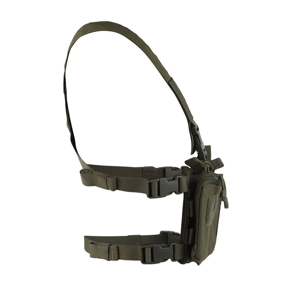 D3CRH Tactical Chest Rig Modular 5.56/9MM Magazine Pouch Multi-functional Hunting Airsoft CS Match Wargame Vest Protective Gear