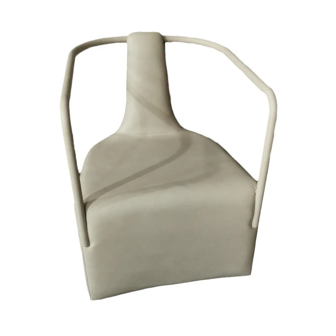 

Light luxury post modern model room Italian minimalist hotel sofa chair art lazy leisure chair