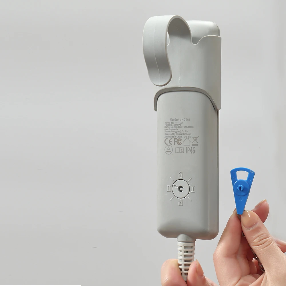 قضبان سرير بإطار سرير قابل للتعديل لسلامة كبار السن مع جيب تخزين بارتفاع قابل للتعديل ودعم الدرابزين الجانبي #5