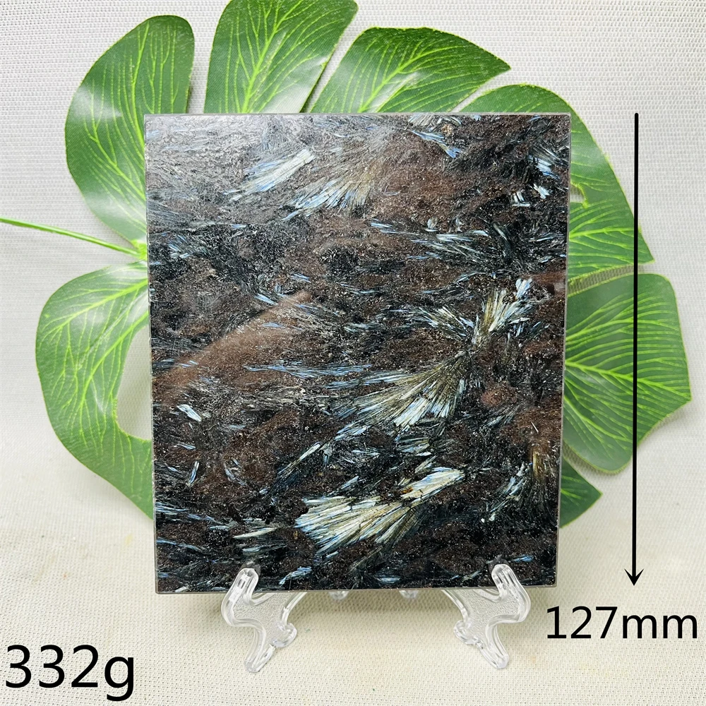 Natural Gem Slice Blue Fireworks Garnet Original Mineral Specimen Home Room Decoration Gift Spiritual Meditation Crystal Healing image 6