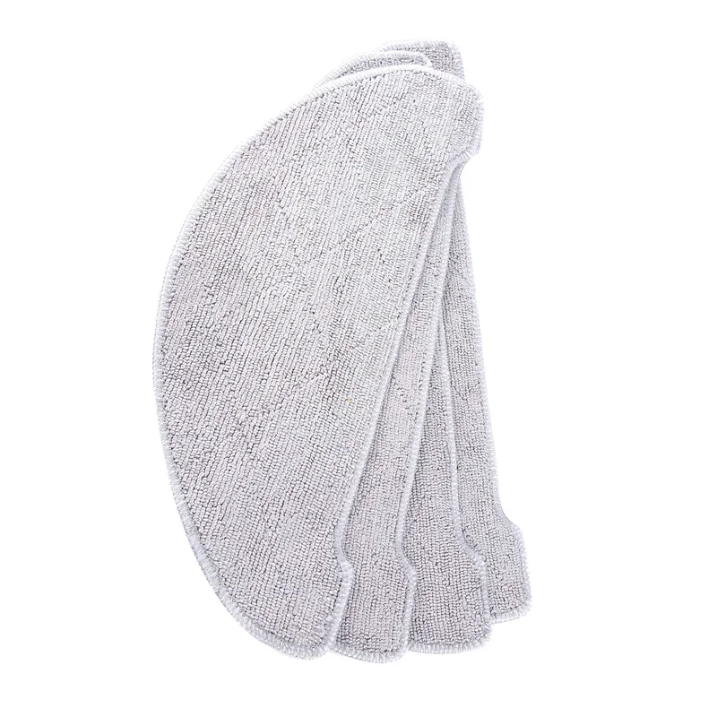 

2025 Trend4pcs Replacement Mop Cloths Cleaning Pads For Ultenic T10 Honiture Q6 Pro Robot Vacuum Cleaner, Microfiber Mopping Pad