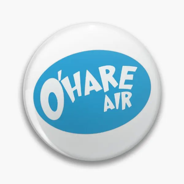 O Hare Air The Best Bottled Air  Soft Button Pin Collar Clothes Cartoon Gift Cute Creative Fashion Lapel Pin Lover Funny Metal