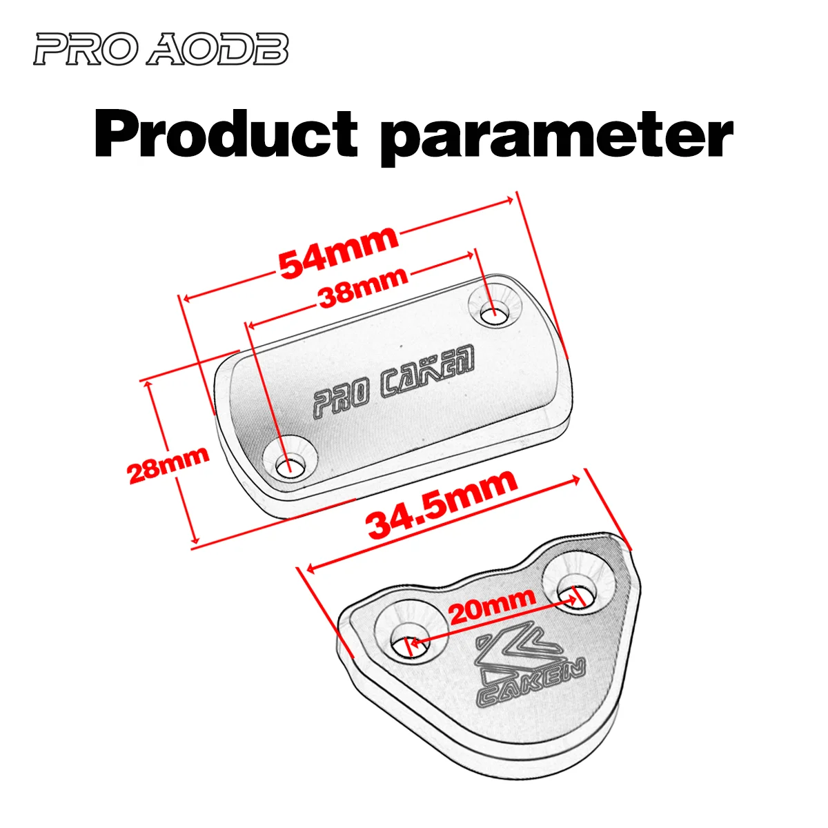 Motorcycle CNC Cap Front Rear Brake Fluid Reservoir Cover For Honda CRF250R CRF150R CRF250X CRF450X CRF450R CRF 250 450 RX 450L