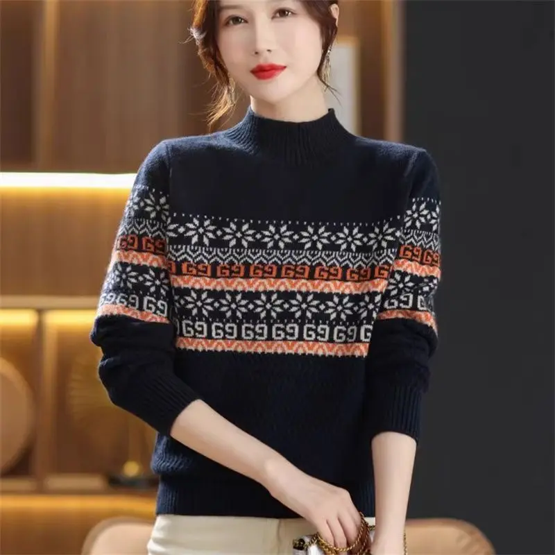 

High Collar Sweater Dongguan Daliang Knitted High Collar Woolen Sweater Autumn Long Sve Regular Fit Crew Ne Sweater