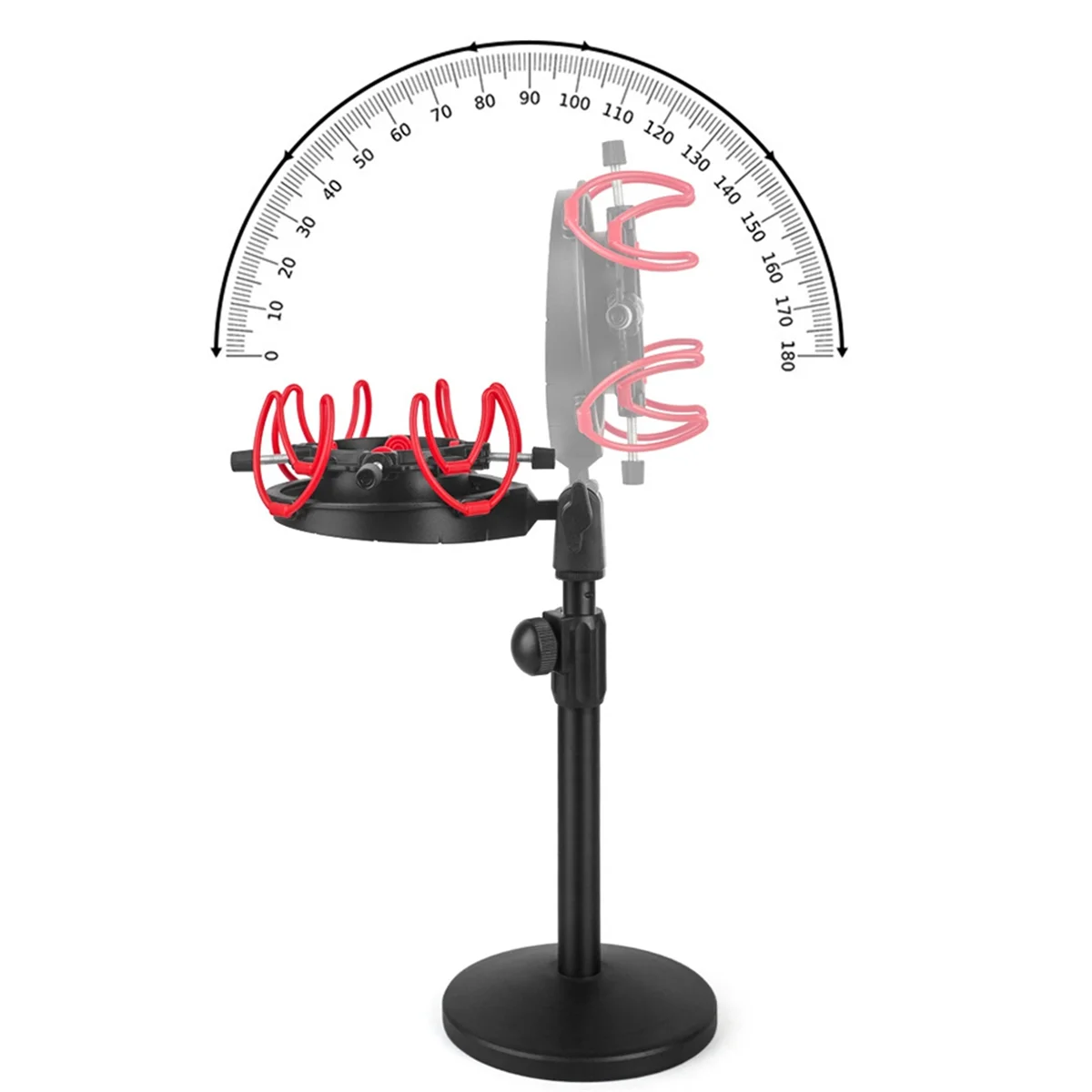 Verstellbarer Mikrofonst änder für Universal mikrofone mit Stoßdämpfer halterung für alle Mikrofone mit einer Größe von 18mm bis 57mm