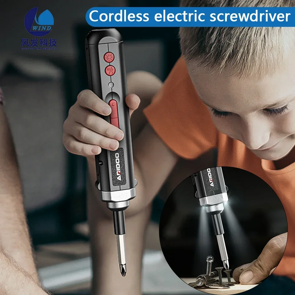 

Перезаряжаемый Аккумуляторный шуруповерт 4,2 в, Usb-кабель для зарядки, портативный аккумулятор, электронабор, мощность, светодиодная работа, устройство для сверления