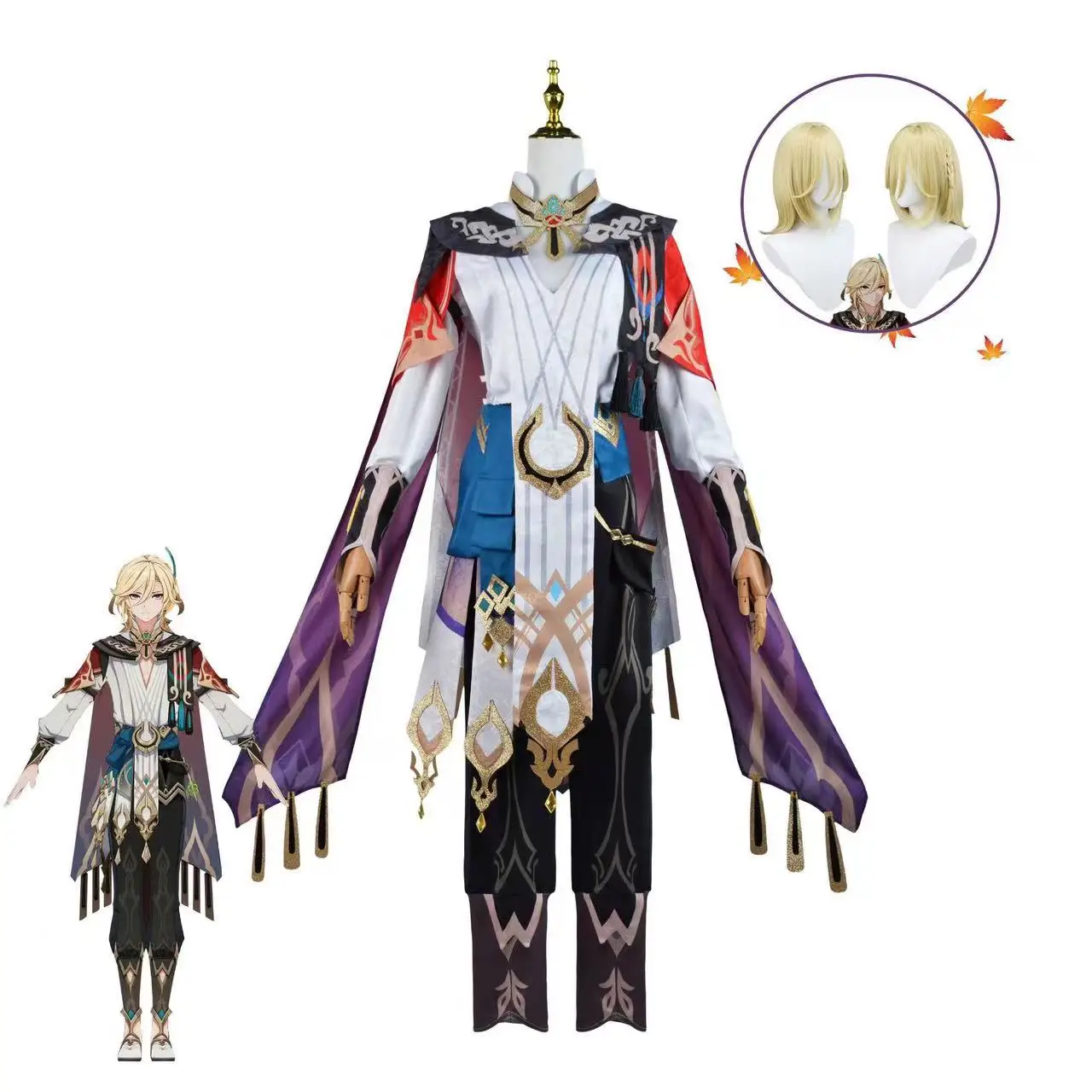 Halloween Genshin Impact cos Costume Kavicos Xumi Al Hessen cosplay Game Animation anime Costume Suit Male