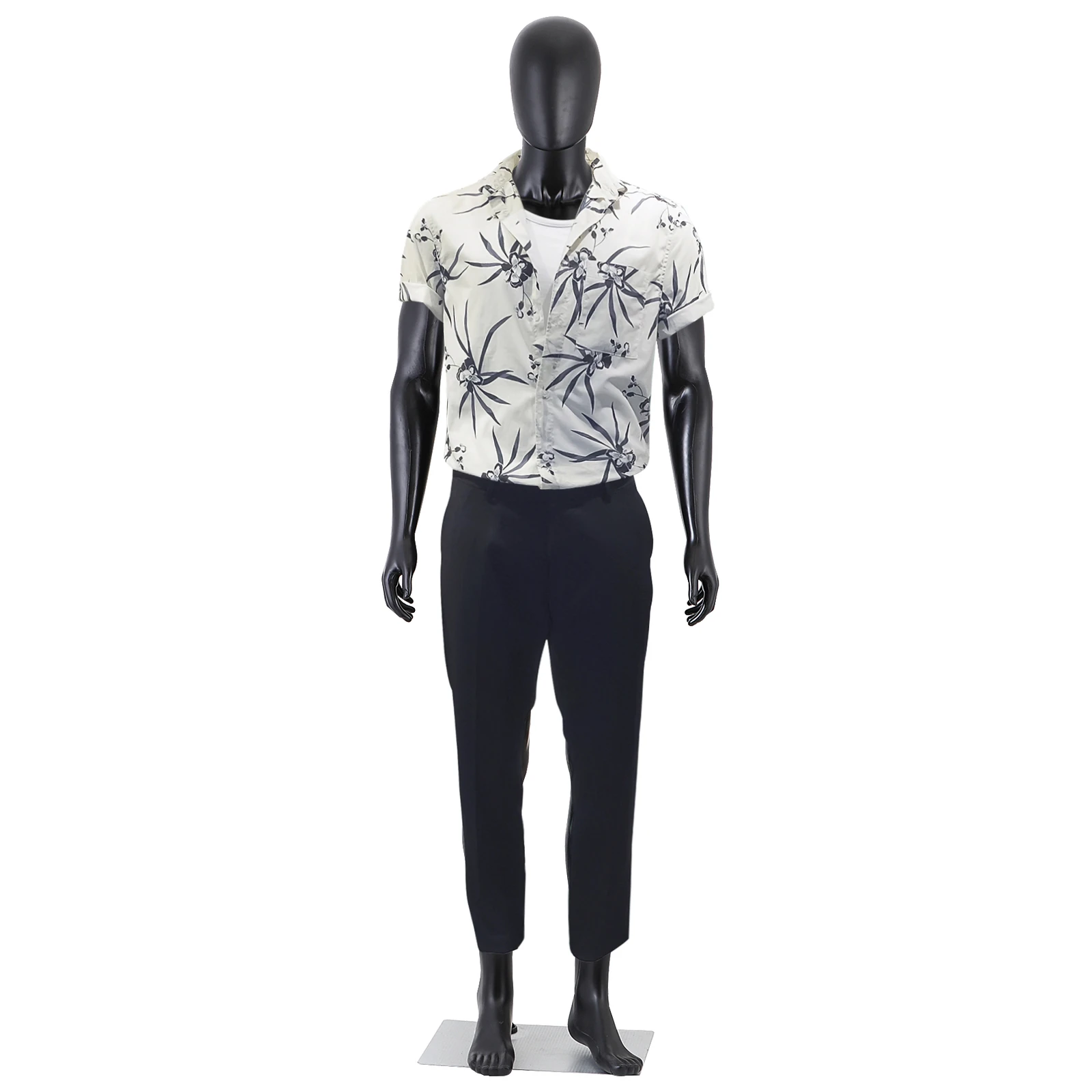 

Adjustable Male Mannequin Full Body Dress Form Poseable Life-Size 73''Tall Black