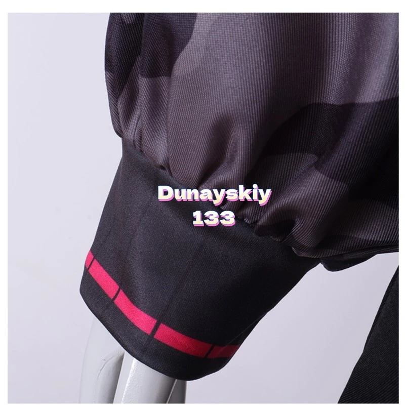 أزياء أنيمي مشروع Sekai الملونة المرحلة الترا C Azusawa Kohane أزياء تنكرية مع معطف أسود فستان شعر مستعار حفلة الهالوين