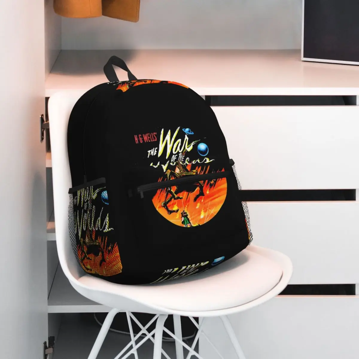 War Of The Worlds Backpack Daypack Large Capacity Boys Girls BookBag School Bag Shoulder Bags for Men Women