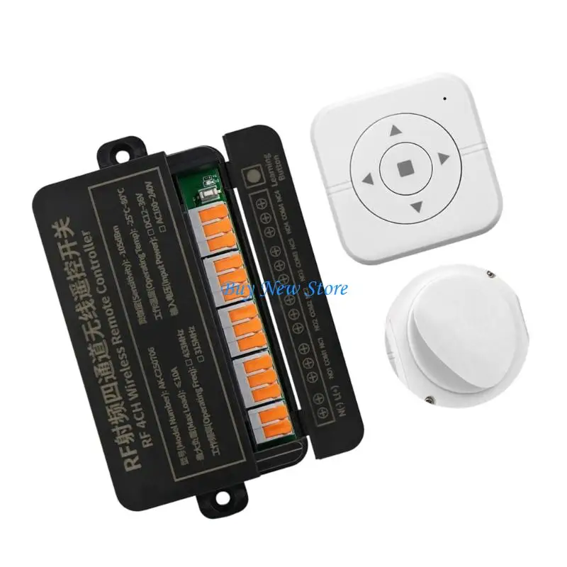 20CE 100-240V 10A 4 canali RF Switcher telecomando senza fili Sostituisci il telecomando