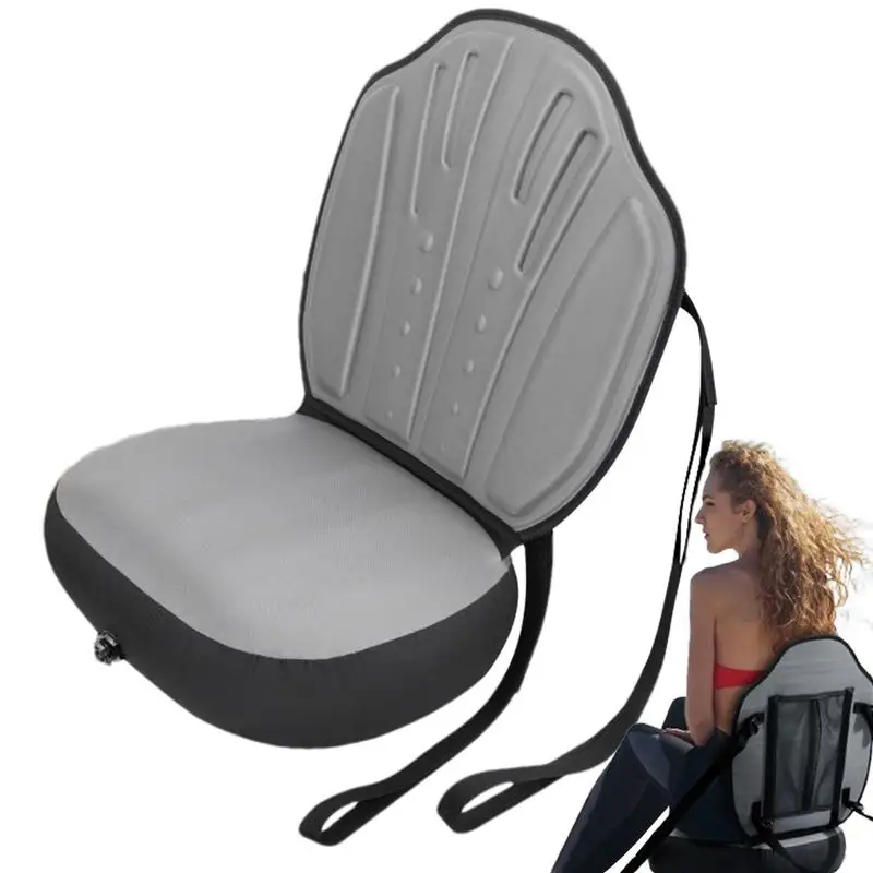 

Inflatable Paddle Board Seat Canoe Seat Waterproof Boat Seats with Backrest Oxford Cloth Cushion Comfortable Kayaking Seat