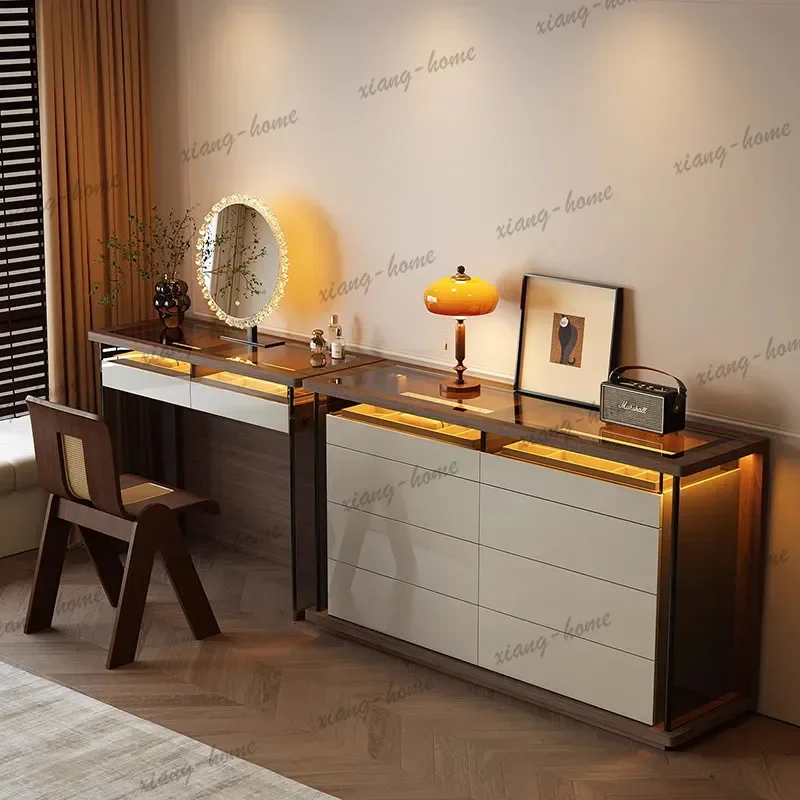 FG Makeup Organizer Dressing Table Filing Cabinets Cabinet Storage Makeup Vanity Table Mirror Desk Vestidores Chinese Furniture