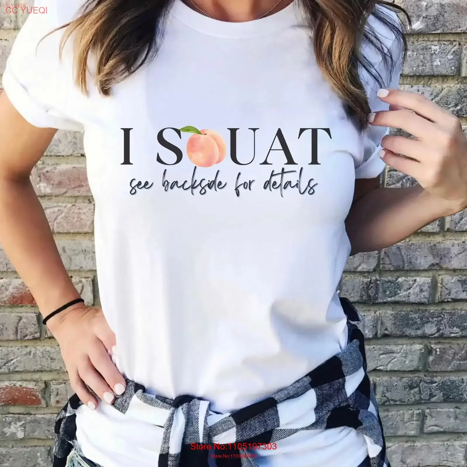 I SQUAT See Backside For Details T Shirt Gym Tank Funny Her Birthday Lifting Weightlifting vintage Washed Comfortable Stretched