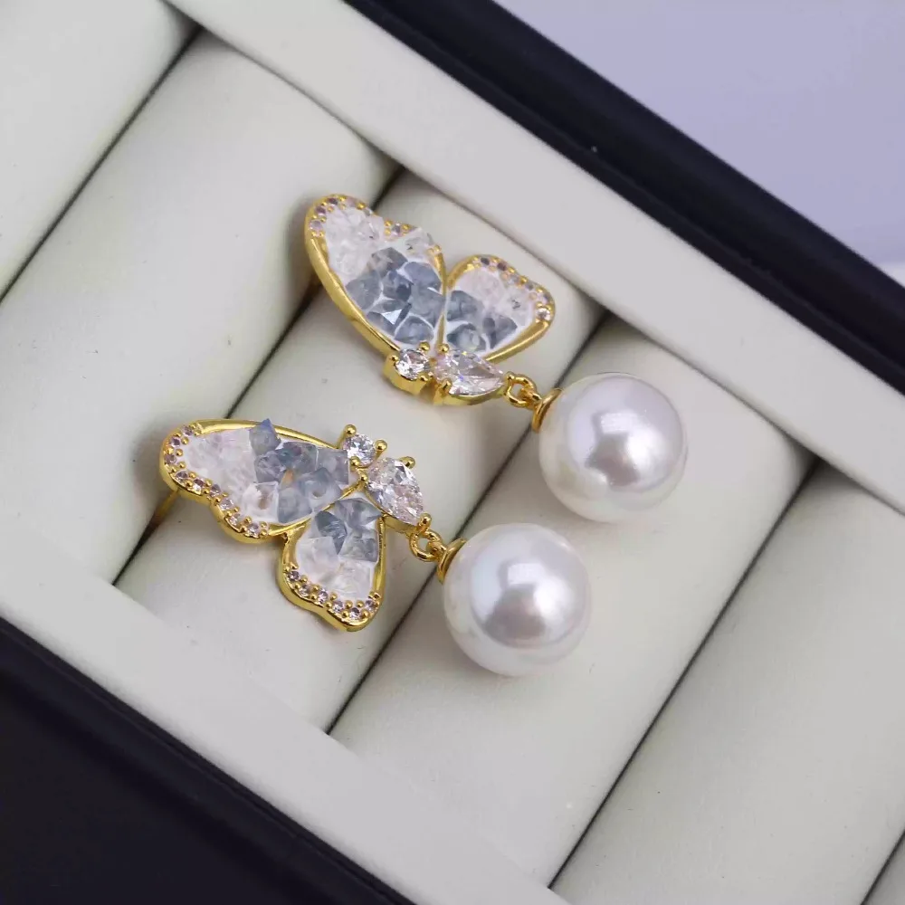 

4PCS S925 Sterling Silver Needle 18K Gold Wrapped Plated Brass Earring Settings Diy Jewelry Pearl Earrings Accessories