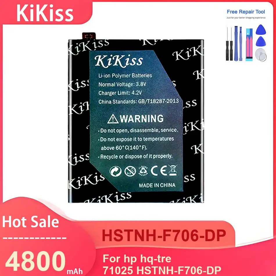 

Аккумулятор для ноутбука KiKiss для hp hq-tre 71025 HSTNH-F706-DP, аккумуляторы HSTNH-F706-DP 4800 мАч