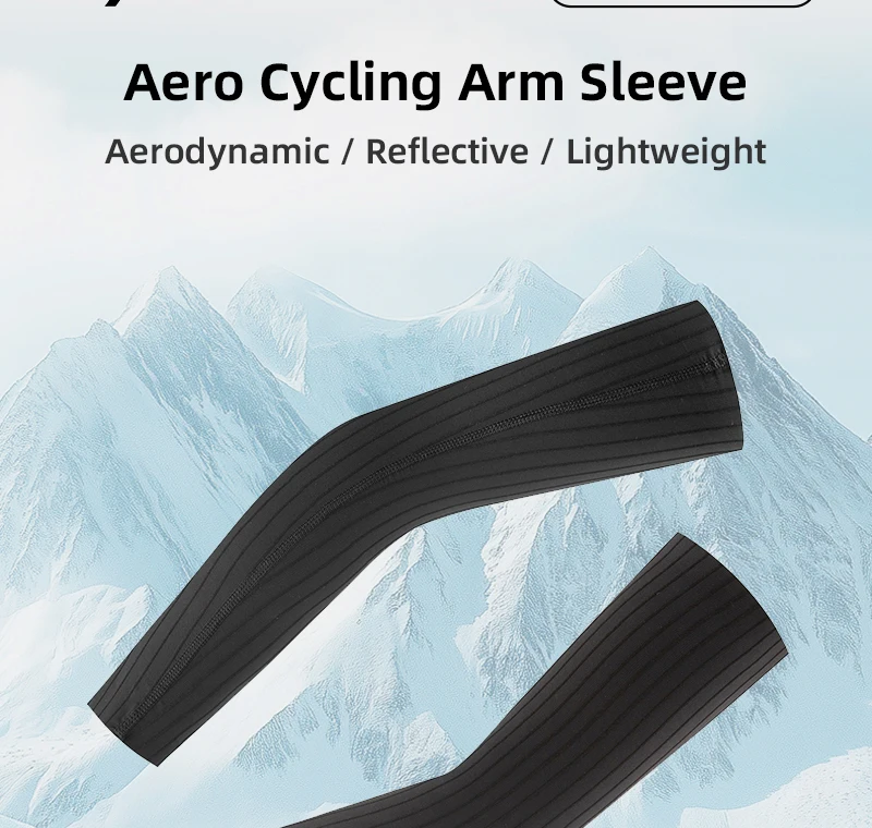 YKYWBIKE Radfahren Arm Hülse Aerodynamische Rennrad Arm Wachen Sommer SPF 50+ Fahrrad Aero Arm Schutz Coole Outdoor Arm Hülse – Detail 7