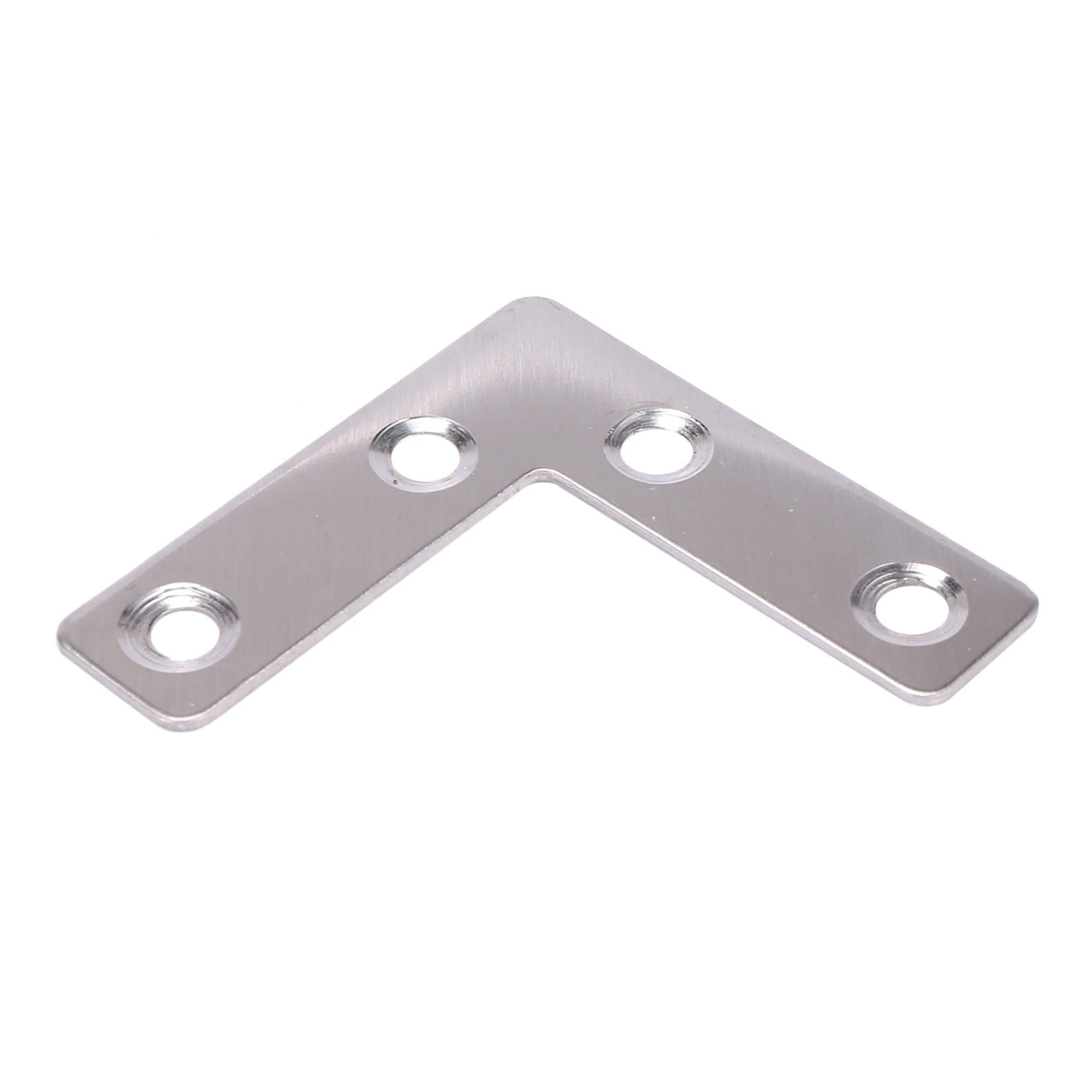 50mmx50mmx1mm L Shaped Flat Fixing Mending Repair Plates Brackets 30pcs