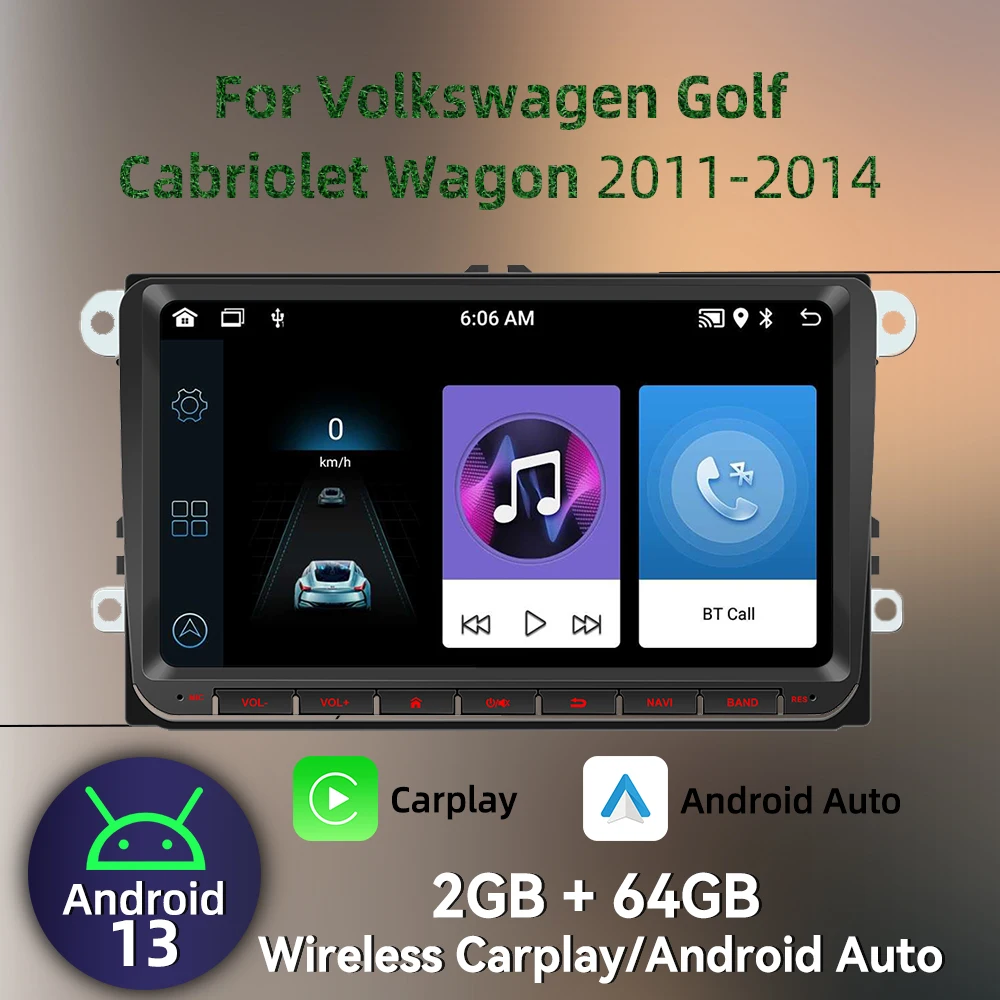 2+64G 2 Din Radio F… - image