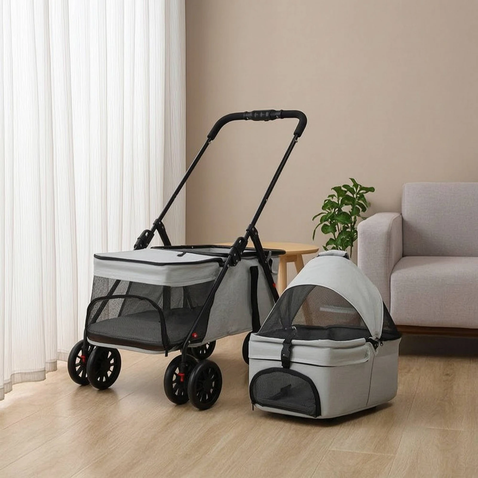Wózek dla zwierząt z odłączany – Pet Stroller Carrier recenzja i cena