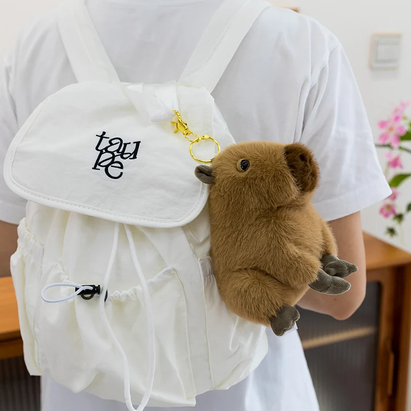 12-30CM Schöne Capybara Plüsch Spielzeug Kawaii Capybara Plushie Kissen Gefüllte Weiche Tier Puppe Capybara Spielzeug Anhänger Spielzeug geschenk – Detail 19