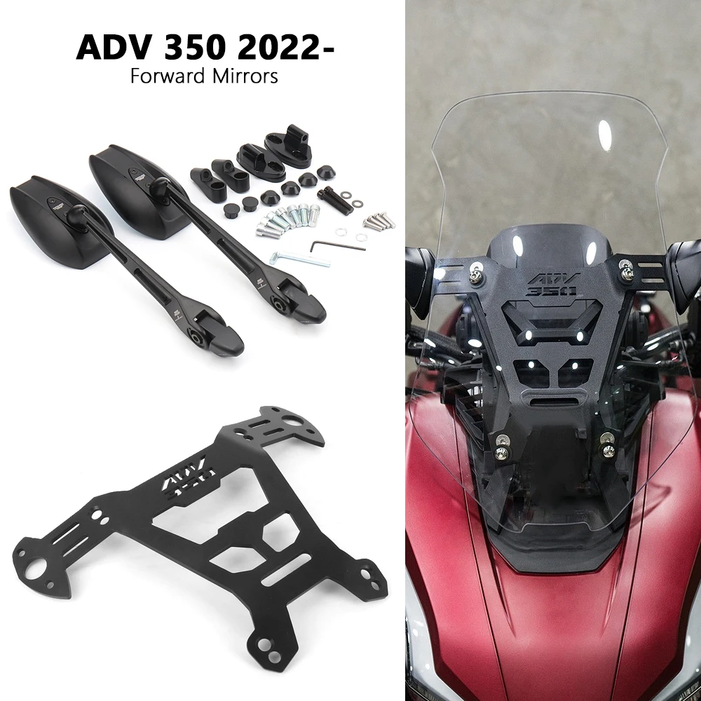 

Motorcycle Accessories Forward Moving Bracket Kit Side Rearview Holder Adapter For Honda ADV350 Adv350 ADV 350 2022 2023 2024