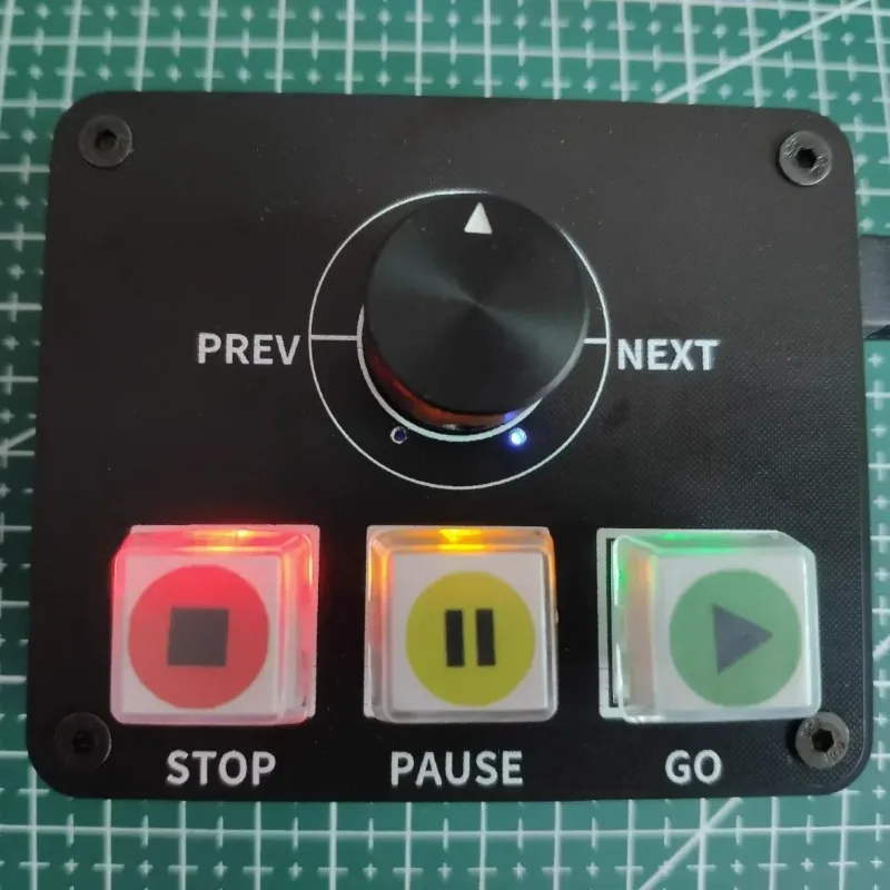 

Media controller Qlab keyboard USB driver free professional performance conference background music playback controller