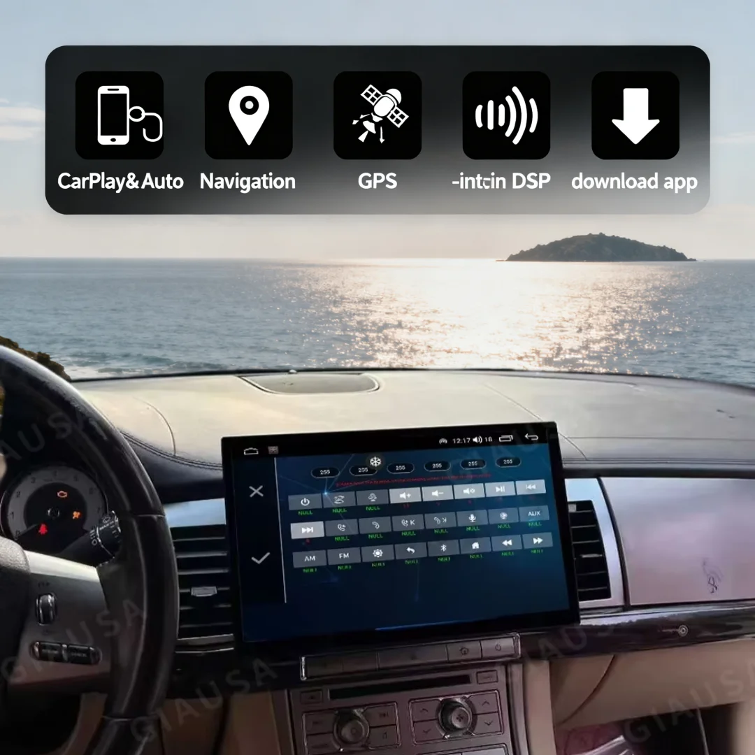 

13.3 INCH Screen For Jaguar XF 2008-2015 CarPlay GPS Navigation Android14 Auto Stereo Car Radio Multimedia Player DSP Head Unit