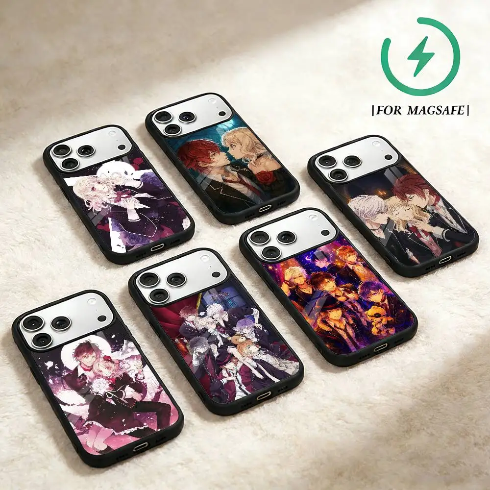 

Anime D-Diaboliks L-Lovers Phone Case For iPhone 17,16,15,14,13,12,Plus,Pro,Max For Magsafe Magnetic Wireless Charge