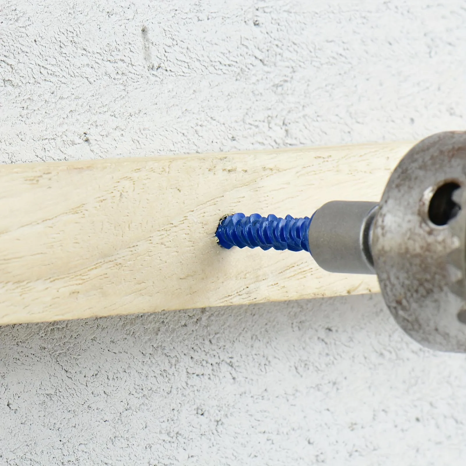 

Hex Head Concrete Screw Anchor with Durable Plain Carbon Steel Material Screws Suitable for Cinderblock Stucco Materials