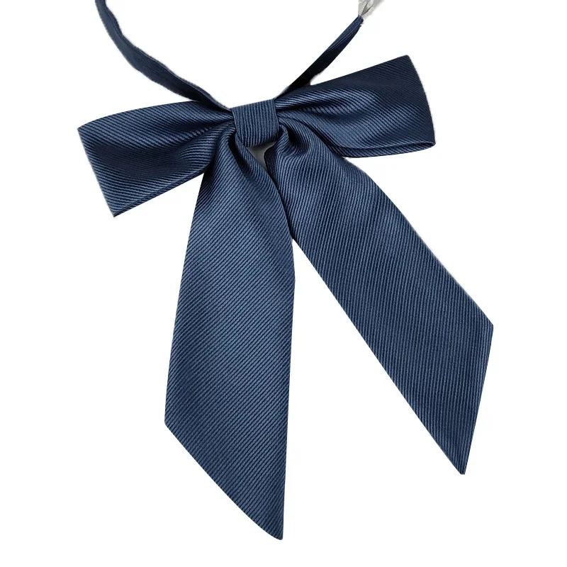 Lady Girl solid Bowtie Casual Bow tie For Women Uniform Collar Butterf Bowknot Adult Check Bow Ties Cravats Girls Bowties