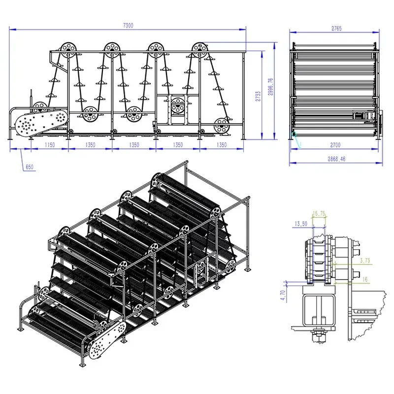 Smart Vertical Circular Fodder Machine Greenhouse Automated Hydroponic Grow Rack with IoT and Precision Irrigation