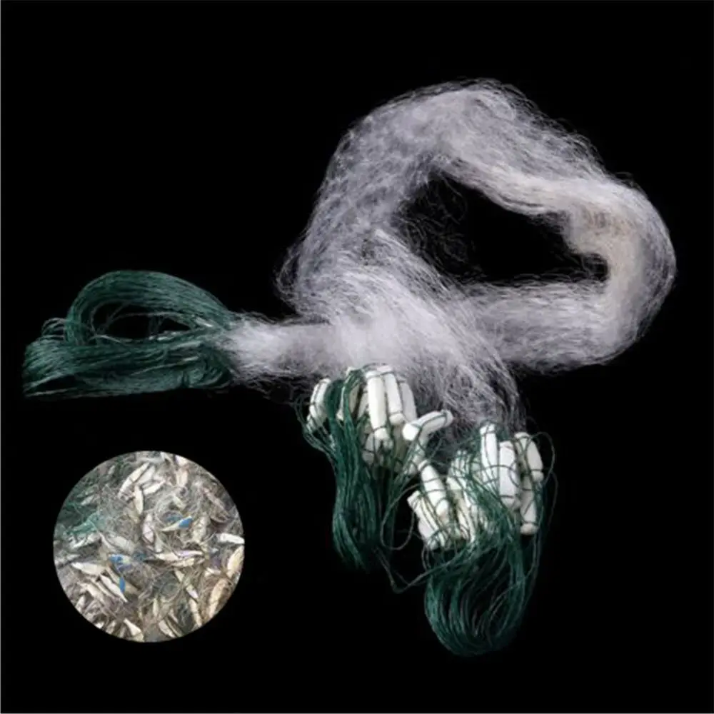 Portable Durable Outdoor Netting Tackle Chemical Fiber Monofilament Mesh Trap Fish Mesh Fishing Net Floating Net