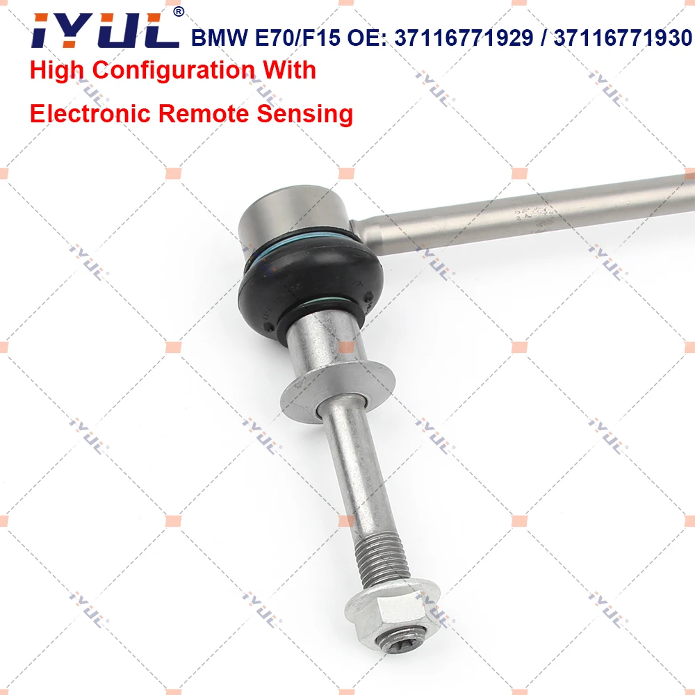 A Pair Front Axle Sway Bar End Stabilizer Link For BMW X5 X6 Series E70 E71 E72 F15 F85 F16 F86 High Configuration