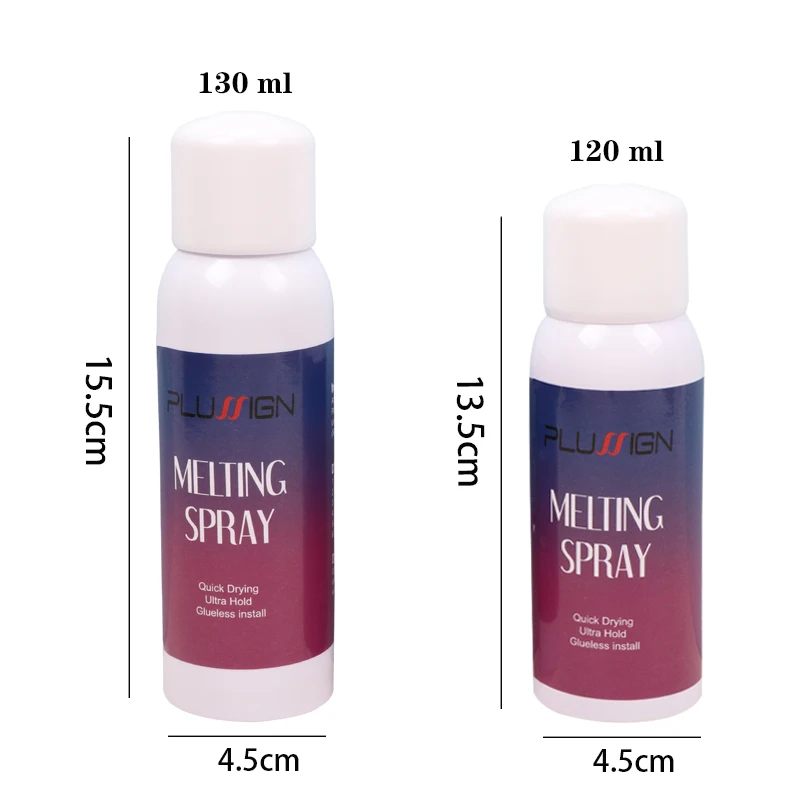 Yajukai 120Ml & 130Ml Lace Melting Spray Wig Glue Spray Protect Edge Hairline Invisible Glueless Install Lace Wigs Spray 1Pcs