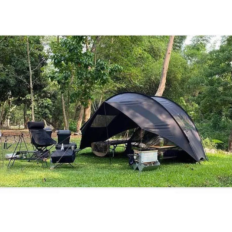 Smilodon-Camping Grote Koepeltent Lichtgewicht Zonneschuilplaats Buiten Zonnebrandtent