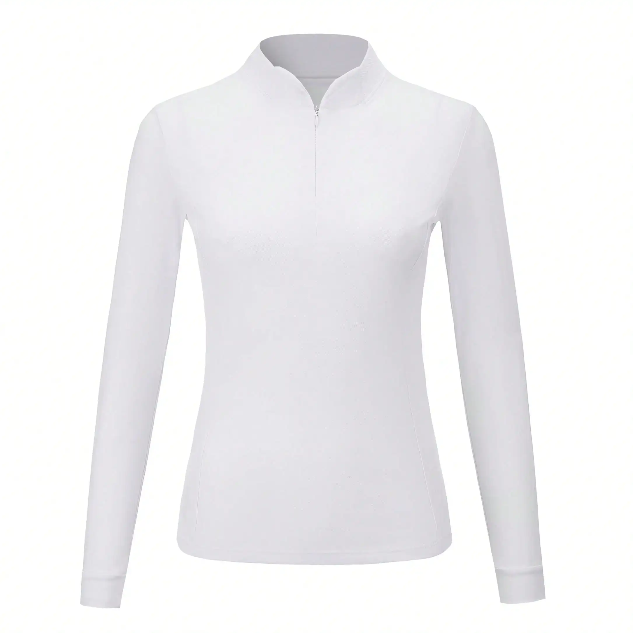 Spring and summer long sleeved equestrian T-shirt riding top women's shirt riding outfit equestrian clothing women's base knitte