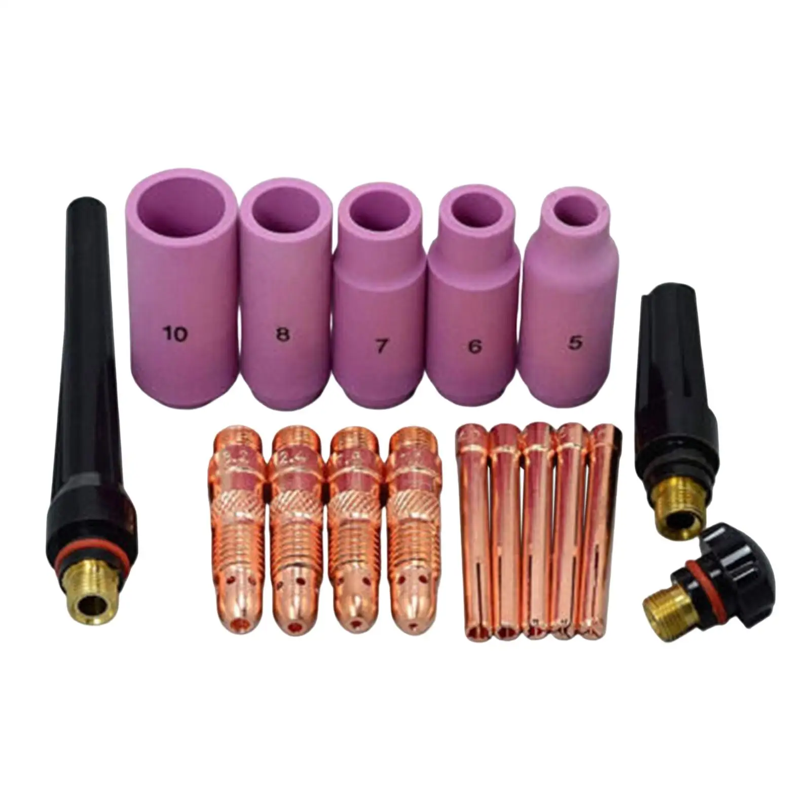 TIG Collet Body Kit Assorted Size Accessories Spares Parts for Welding