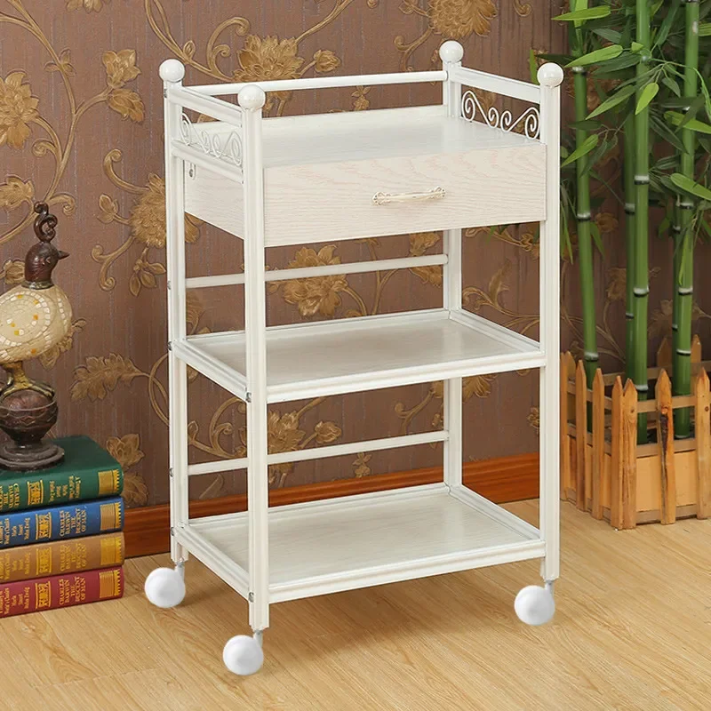 

Bedside Sofa Side Drawing Room Salon Trolley Bedroom Cosmetic Manicure Salon Trolley Tea Carrito Auxiliar Beauty Furniture HYST