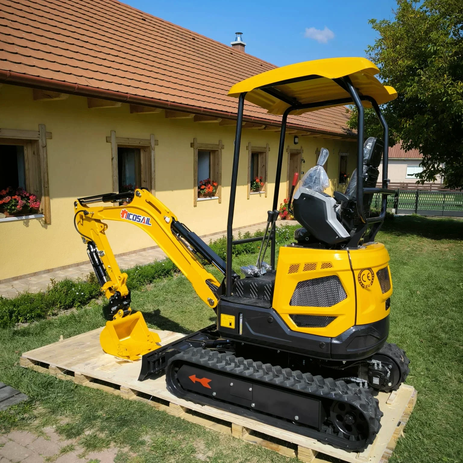 

Компактные мини-экскаваторы высшего качества с диапазоном от 1,8 до 3,5 тонны используются для проектов сада и фермы.