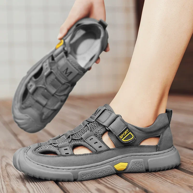 Men\'s Beach Wading Sandals New Outdoor Leisure Hiking Shoes Summer Fashion Breathable Mens Sneakers Comfortable Versatile Sandal
