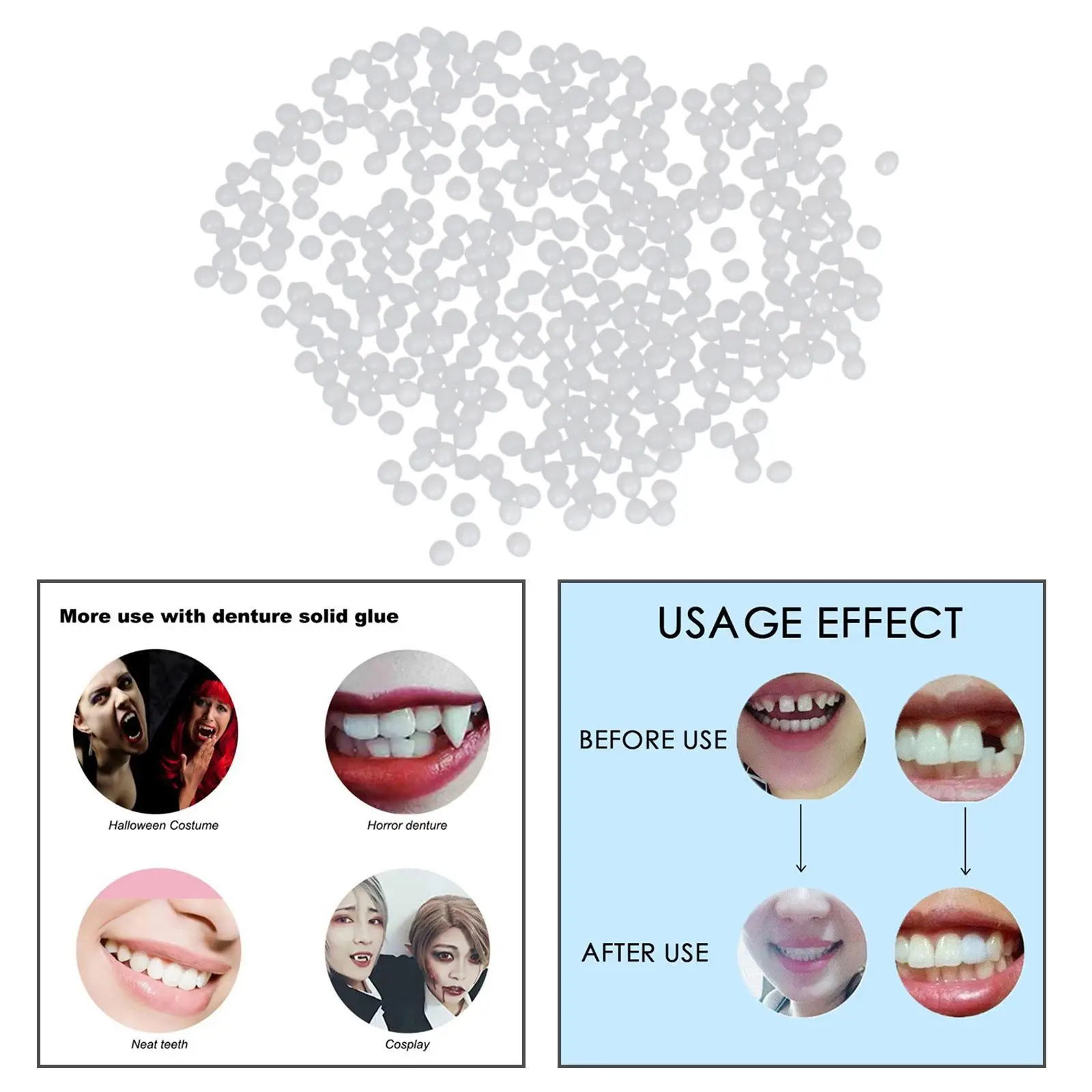 Thermal Beads Teeth Veneers Temporary Teeth Repair Kit Thermal Beads