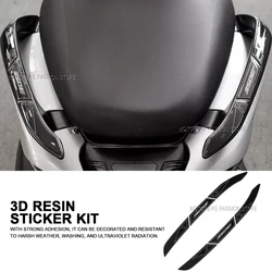 For Scooter Zontes 350E 2023 2024 Motorcycle Side Sticker Anti Slip Accessories Stickers Body Decal Protection Decoration Sets