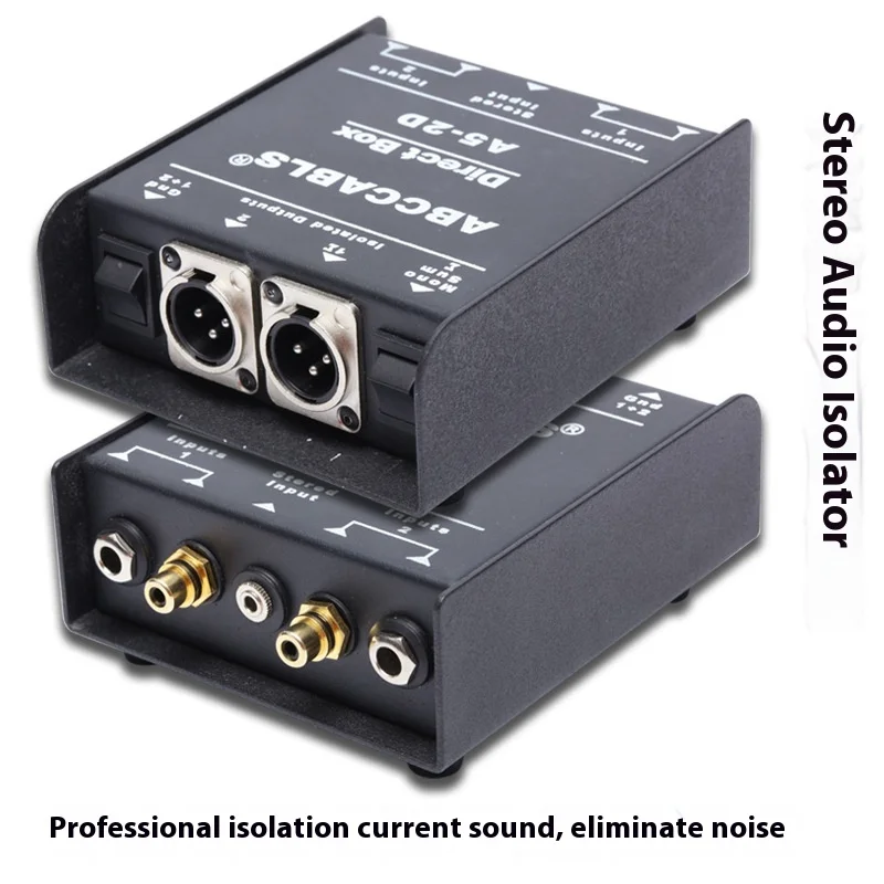 Professional Audio Isolator 6.35 Anti-Interference Noise Canceller Signal Noise Filter Current Sound Audio Video Accessories