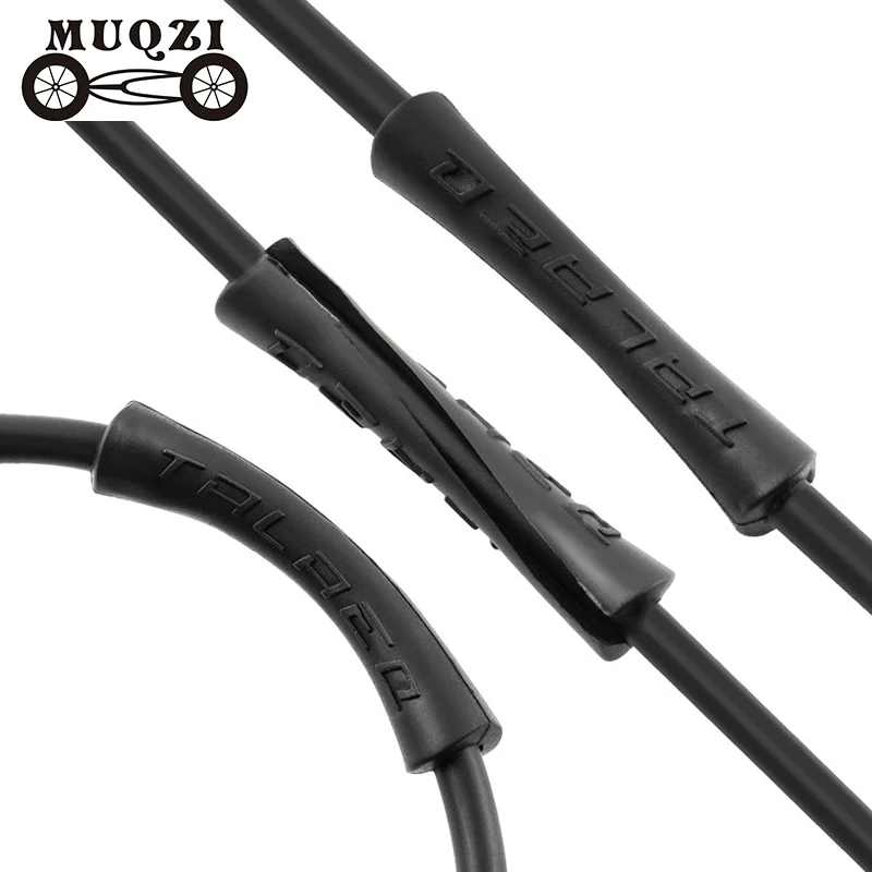 MUQZI 4/8pcs Frame Protection Rubber Sleeve Bike Frame Cable Housing Cover